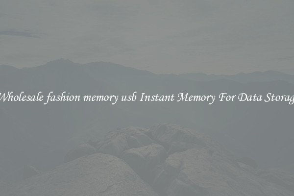 Wholesale fashion memory usb Instant Memory For Data Storage