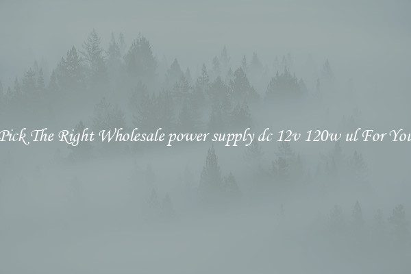 Pick The Right Wholesale power supply dc 12v 120w ul For You