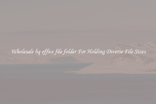 Wholesale bq office file folder For Holding Diverse File Sizes
