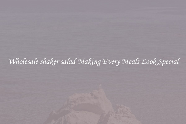 Wholesale shaker salad Making Every Meals Look Special