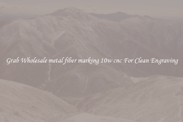 Grab Wholesale metal fiber marking 10w cnc For Clean Engraving