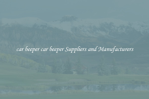car beeper car beeper Suppliers and Manufacturers
