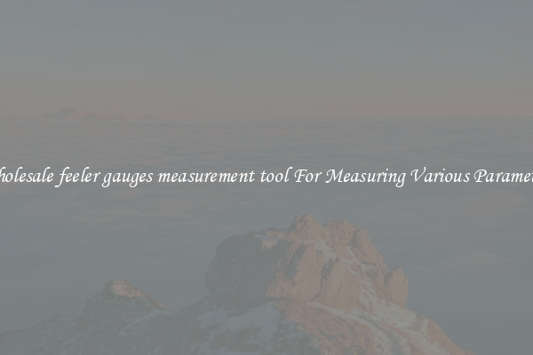 Wholesale feeler gauges measurement tool For Measuring Various Parameters