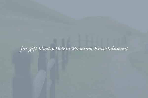 for gift bluetooth For Premium Entertainment