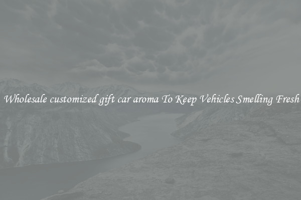 Wholesale customized gift car aroma To Keep Vehicles Smelling Fresh