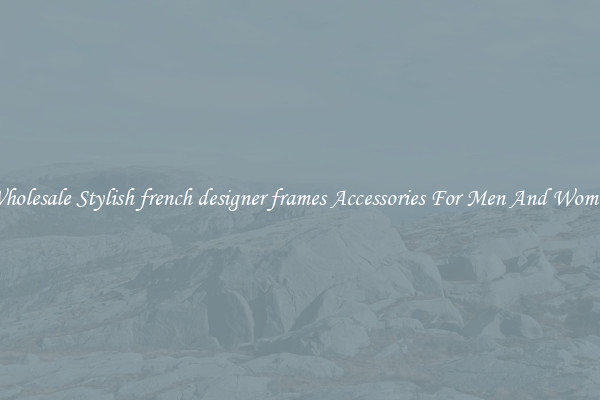 Wholesale Stylish french designer frames Accessories For Men And Women