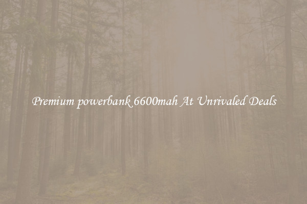 Premium powerbank 6600mah At Unrivaled Deals